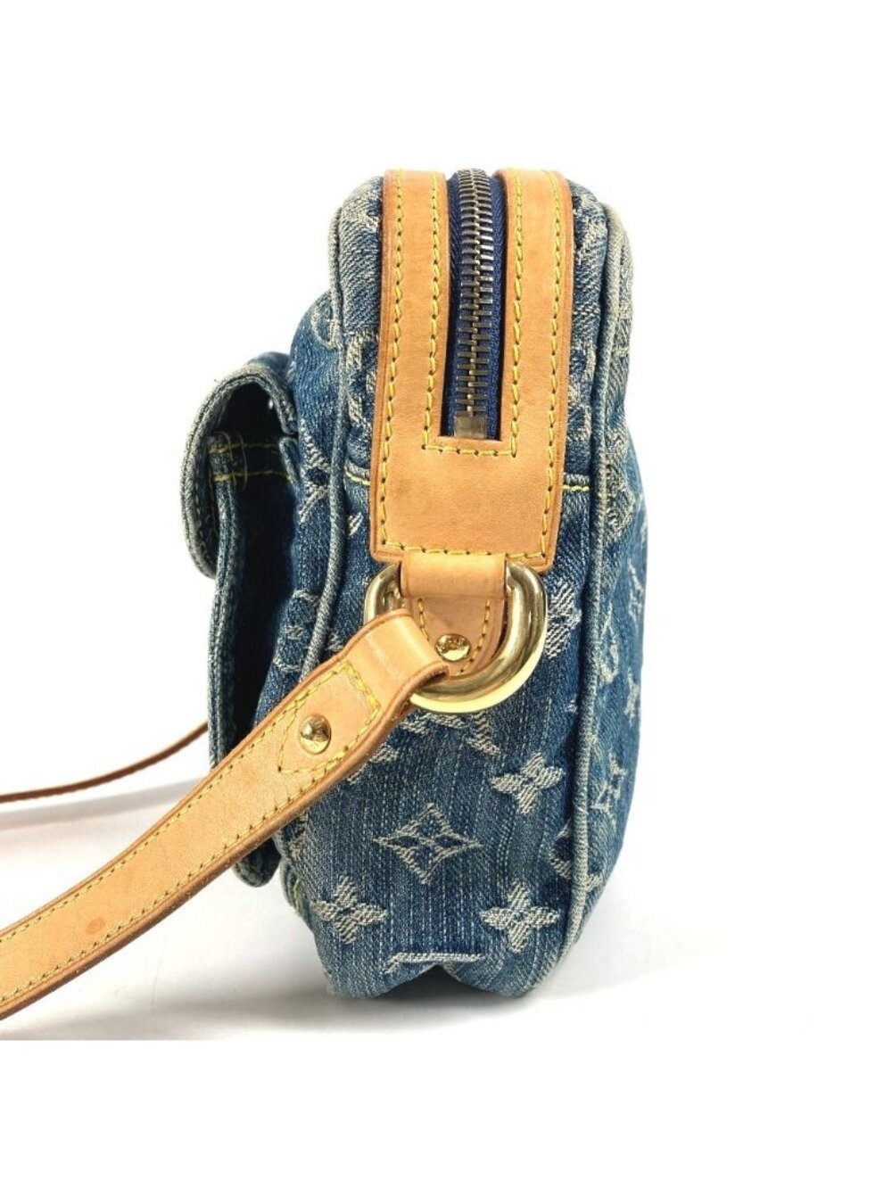 Louis Vuitton Shoulder Bag Monogram Denim Canvas Blue - Picture 3 of 9